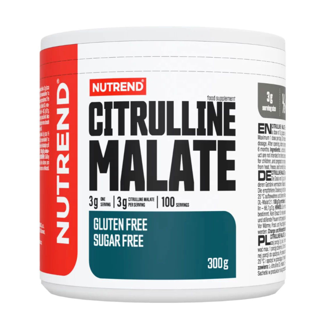 Цитрулін малат Nutrend Citrulline Malate в порошку, 300 г